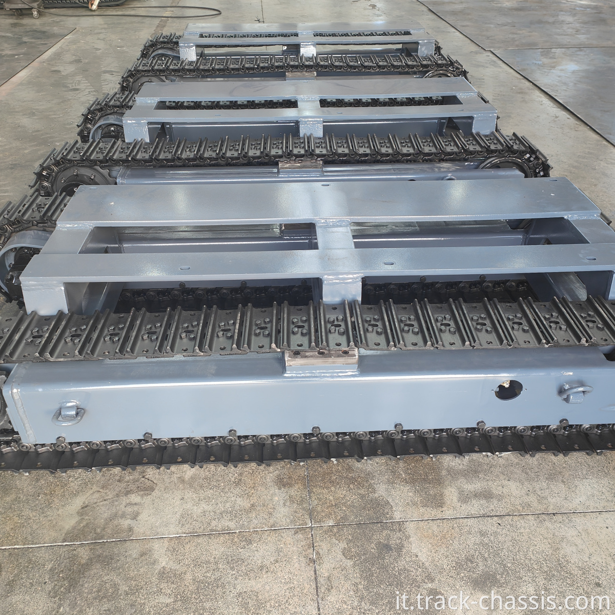 8tons in gomma ha rintracciato la carreggiata Chasis per Caterpillar.